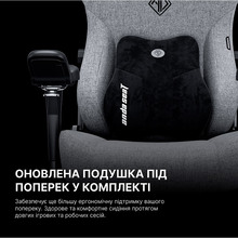 Крісло ANDA SEAT Kaiser 3 Pro Size XL Black Fabric (AD12YDC-XL-01-B-CF-B02)