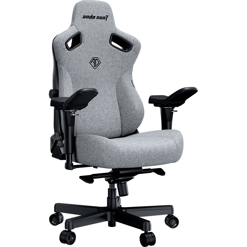 Зовнішній вигляд Крісло ANDA SEAT Kaiser 3 Pro Size XL Grey Fabric (AD12YDC-XL-01-G-PV/F-G02)