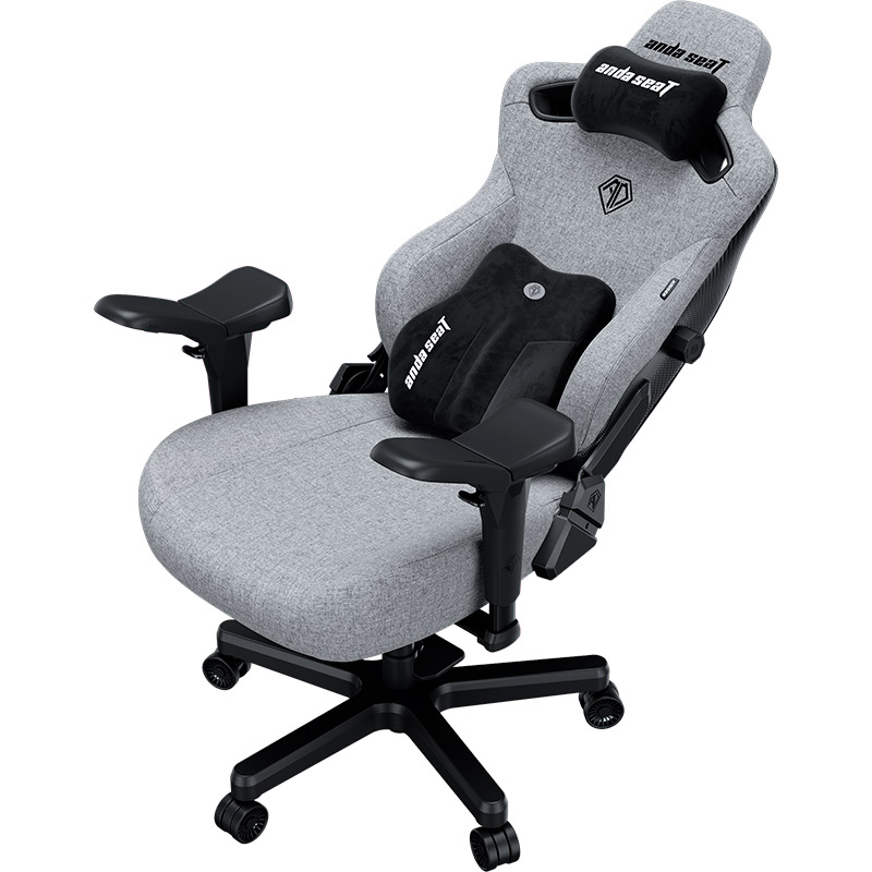 Крісло ANDA SEAT Kaiser 3 Pro Size XL Grey Fabric (AD12YDC-XL-01-G-PV/F-G02) Матеріал корпусу метал