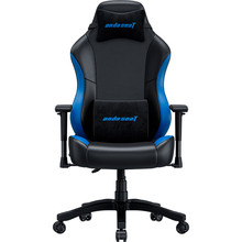 Кресло ANDA SEAT Luna Color Size L Black/Blue PVC (AD18-48-BS-PV)