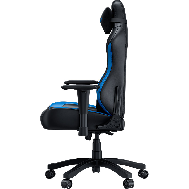 Крісло ANDA SEAT Luna Color Size L Black/Blue PVC (AD18-48-BS-PV) Матеріал оббивки шкірозамінник