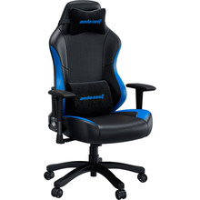 Крісло ANDA SEAT Luna Color Size L Black/Blue PVC (AD18-48-BS-PV)