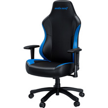 Крісло ANDA SEAT Luna Color Size L Black/Blue PVC (AD18-48-BS-PV)