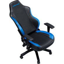 Крісло ANDA SEAT Luna Color Size L Black/Blue PVC (AD18-48-BS-PV)