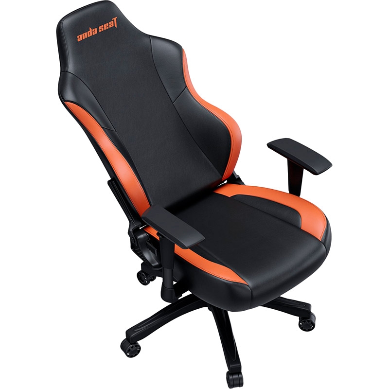 Зображення Крісло ANDA SEAT Luna Color Size L Black/Orange PVC (AD18-48-BO-PV)