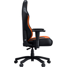 Крісло ANDA SEAT Luna Color Size L Black/Orange PVC (AD18-48-BO-PV)