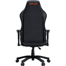 Крісло ANDA SEAT Luna Color Size L Black/Orange PVC (AD18-48-BO-PV)