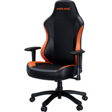 Кресло ANDA SEAT Luna Color Size L Black/Orange PVC (AD18-48-BO-PV)