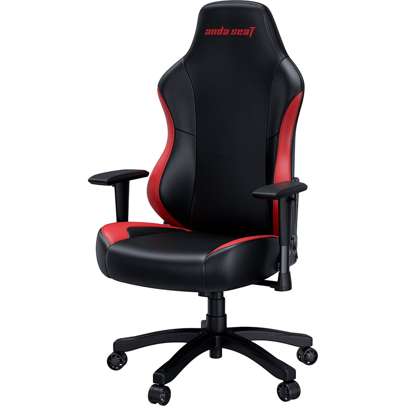 Кресло ANDA SEAT Luna Color Size L Black/Red PVC ((AD18-48-BR-PV) Материал корпуса металл