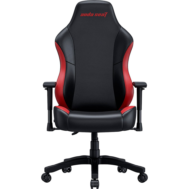 Кресло ANDA SEAT Luna Color Size L Black/Red PVC ((AD18-48-BR-PV) Материал обивки кожзаменитель