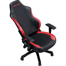 Кресло ANDA SEAT Luna Color Size L Black/Red PVC ((AD18-48-BR-PV)