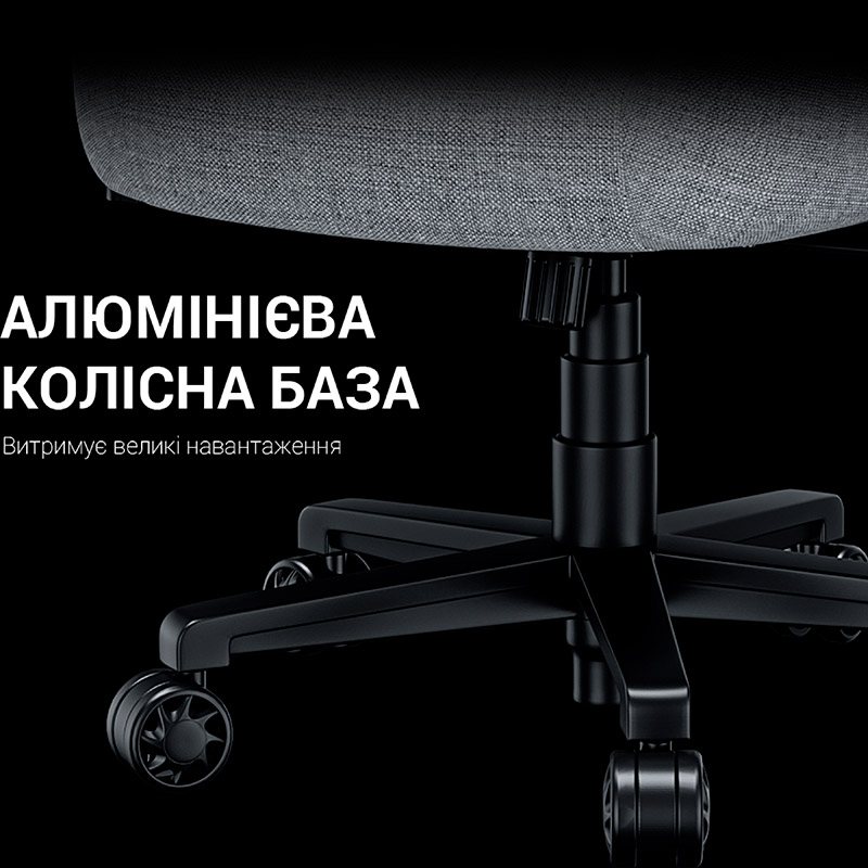 Фото Крісло ANDA SEAT Phantom 3 Pro Size L Black Fabric (AD18YC-06-B-F)