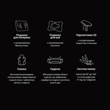Кресло ANDA SEAT Phantom 3 Pro Size L Grey Fabric (AD18YC-06-G-F)