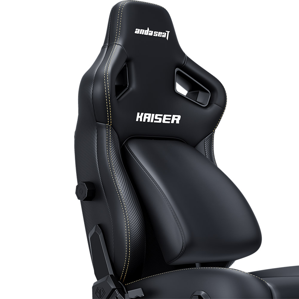 Фото Кресло ANDA SEAT Kaiser 4 Size XL Black Premium PVC  (AD12YDDC-XLL-20-B-PV/C)