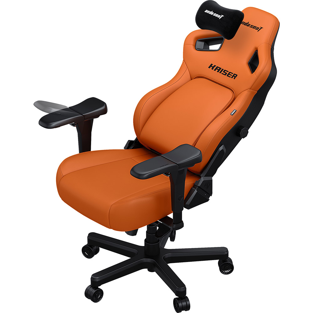 Фото Кресло ANDA SEAT Kaiser 4 Size XL Orange Premium PVC (AD12YDDC-XLL-20-O-PV/C)