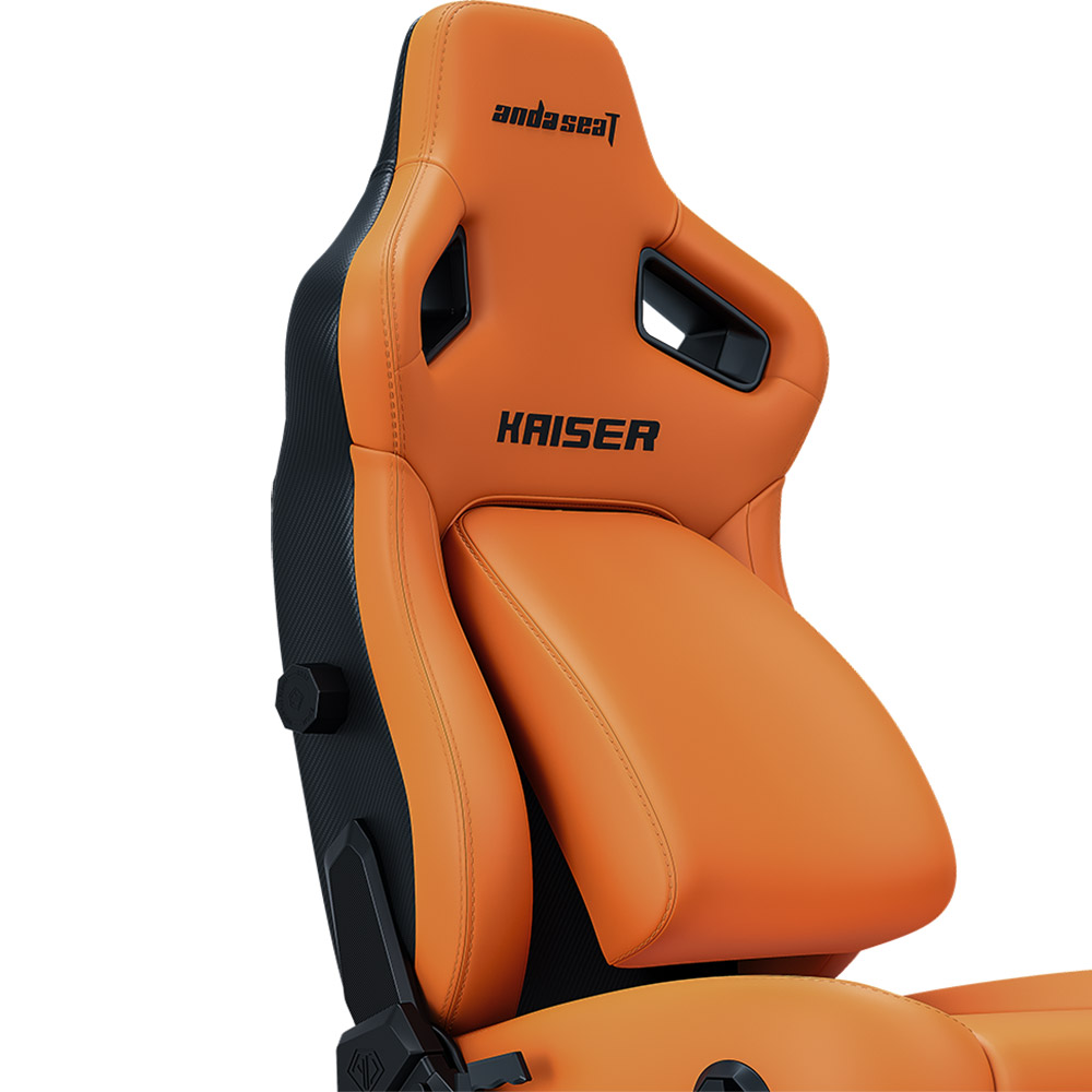 Крісло ANDA SEAT Kaiser 4 Size XL Orange Premium PVC (AD12YDDC-XLL-20-O-PV/C) Матеріал оббивки шкірозамінник