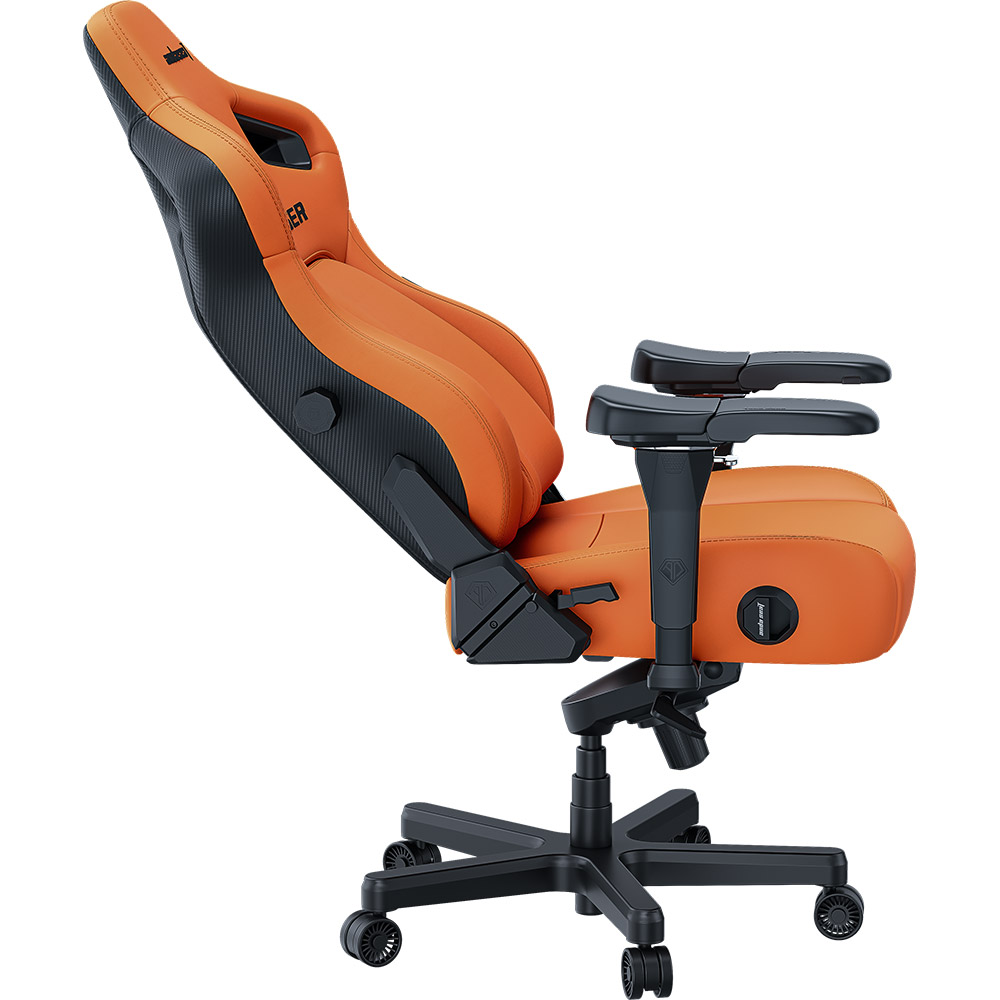 Зовнішній вигляд Крісло ANDA SEAT Kaiser 4 Size XL Orange Premium PVC (AD12YDDC-XLL-20-O-PV/C)