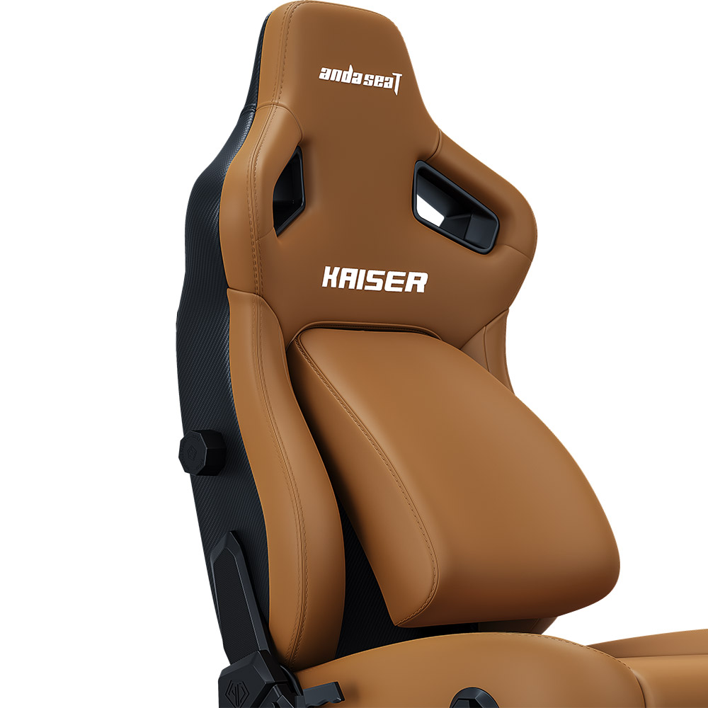 Крісло ANDA SEAT Kaiser 4 Size XL Brown Premium PVC (AD12YDDC-XLL-20-K-PV/C) Матеріал оббивки шкірозамінник