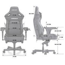 Крісло ANDA SEAT Kaiser 4 Size XL Green Premium PVC (AD12YDDC-XLL-20-E-PV/C)