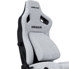 Кресло ANDA SEAT Kaiser 4 Size XL Gray Linen Fabric (AD12YDDC-XLL-20-G-CF)