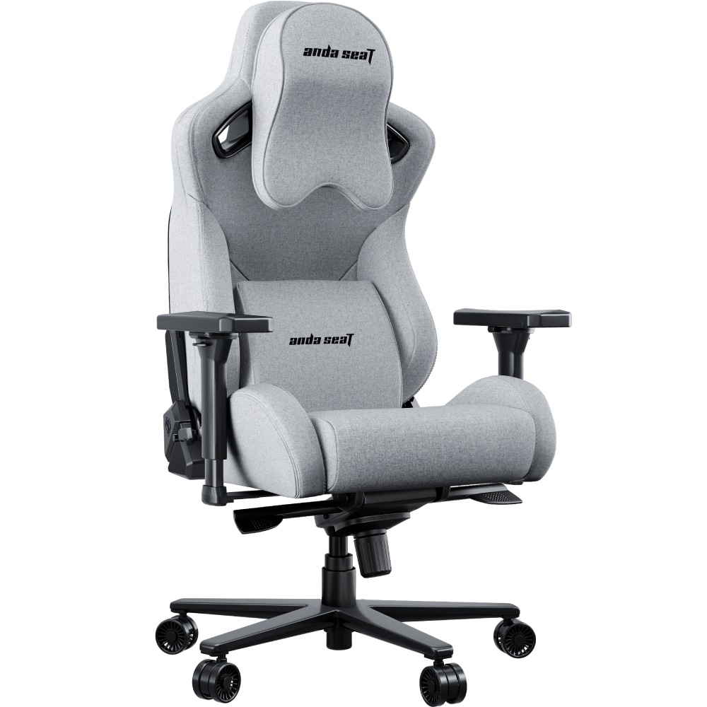 Кресло ANDA SEAT Kaiser 2 Pro Size XL Gray Linen Fabric (AD12YXL-17-G-F-G01) Материал корпуса пластик