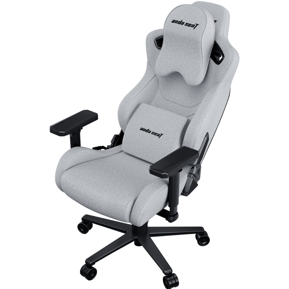 Заказать Кресло ANDA SEAT Kaiser 2 Pro Size XL Gray Linen Fabric (AD12YXL-17-G-F-G01)