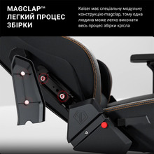 Кресло ANDA SEAT Kaiser 3 Black Fabric Size L (AD12YDC-L-01-B-CF)