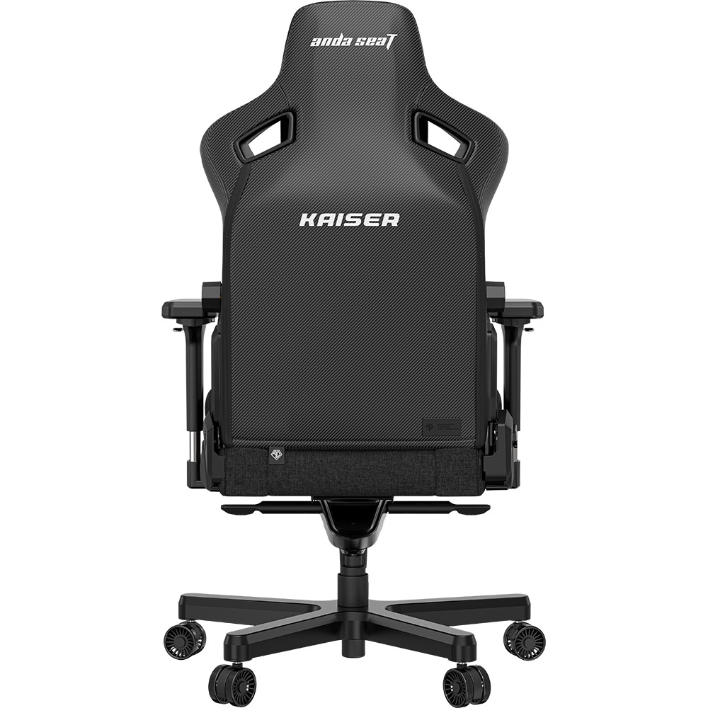 Кресло ANDA SEAT Kaiser 3 Black Fabric Size L (AD12YDC-L-01-B-CF) Материал корпуса металл