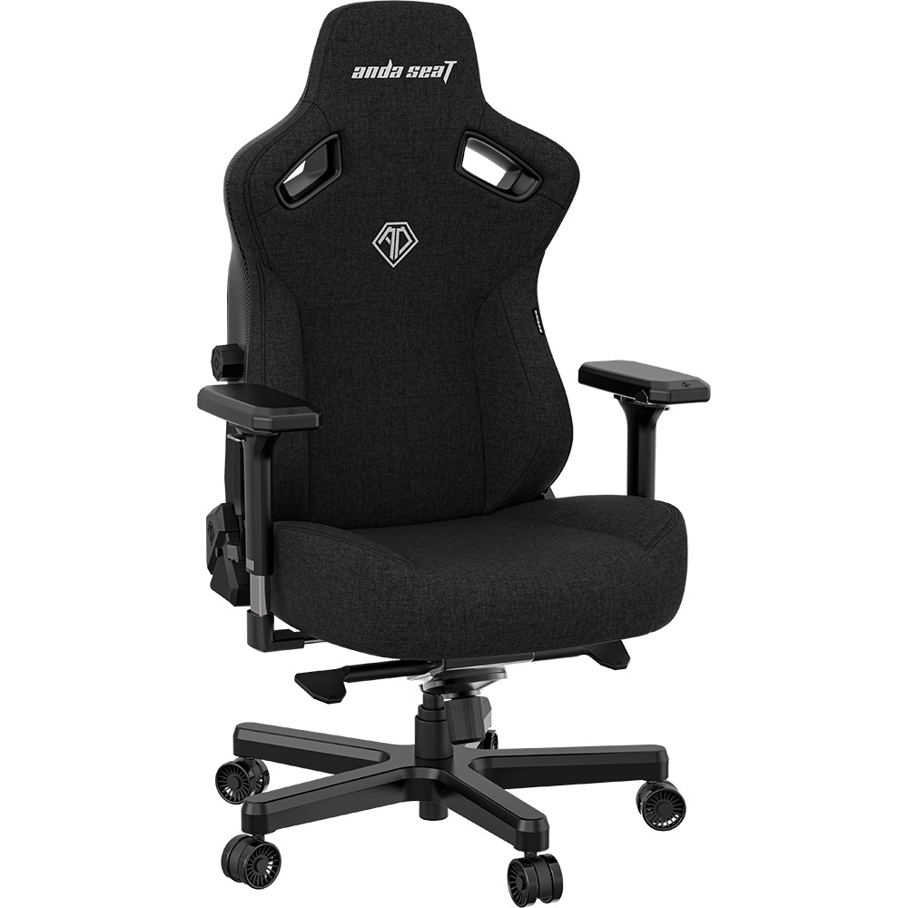 Фото Кресло ANDA SEAT Kaiser 3 Black Fabric Size L (AD12YDC-L-01-B-CF)