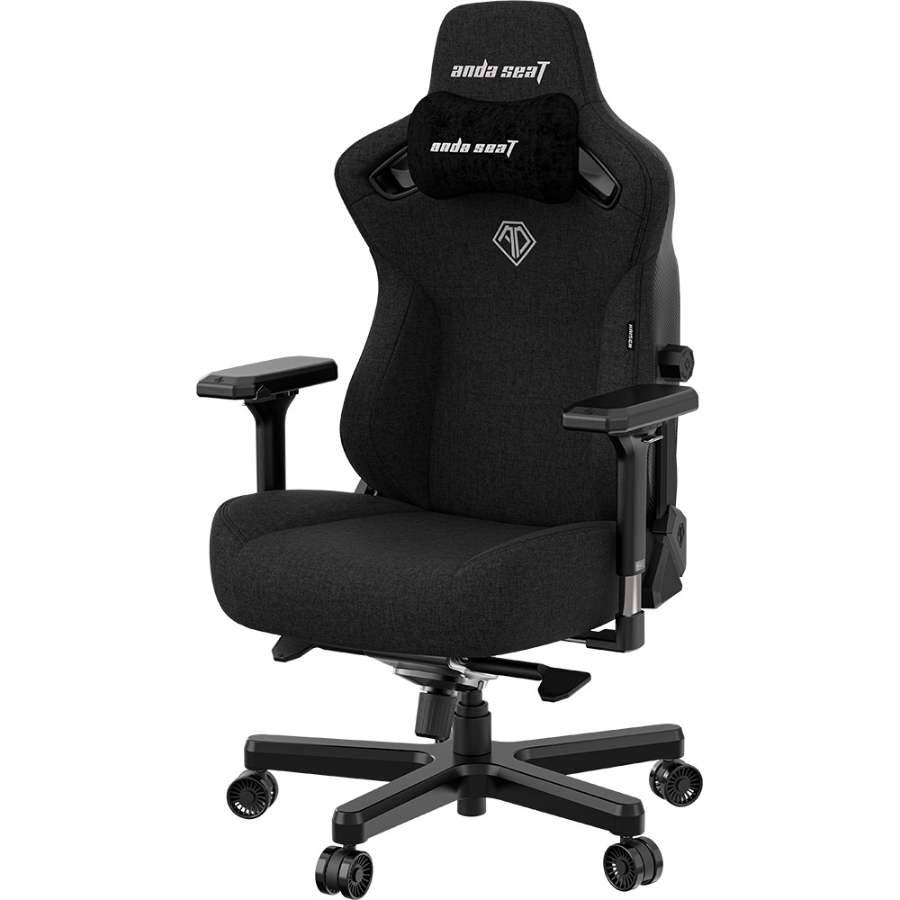 Крісло ANDA SEAT Kaiser 3 Black Fabric Size L (AD12YDC-L-01-B-CF) Матеріал оббивки тканина