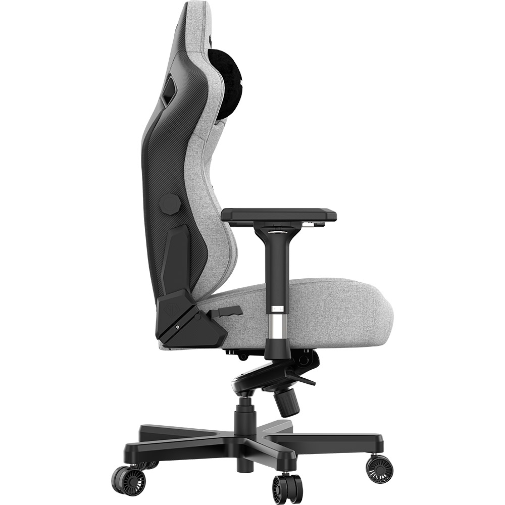 Крісло ANDA SEAT Kaiser 3 Grey Fabric Size L (AD12YDC-L-01-G-PV/F) Вторинний колір чорний