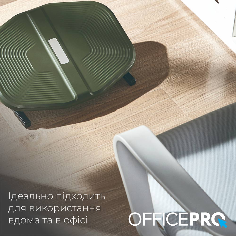 Обзор Подставка для ног OFFICEPRO FR600 Olive green & Black (4820216975086)