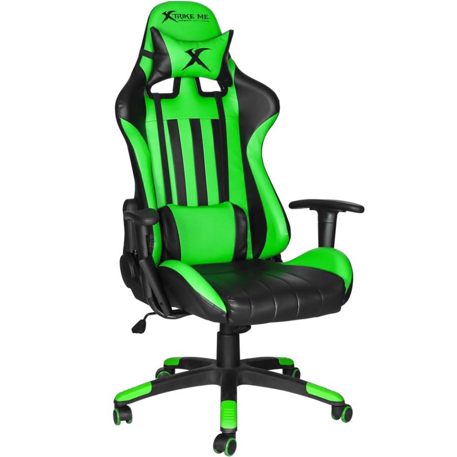 Крісло XTRIKE ME Advanced Gaming Black/Green (GC-905GN)