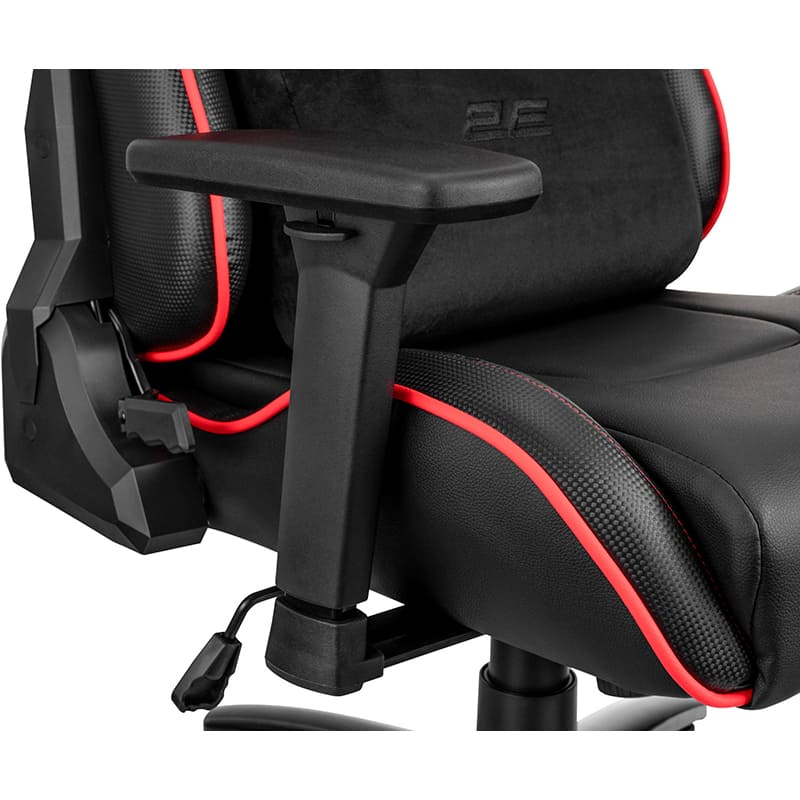 В Украине Кресло 2E GAMING HIBAGON II Black/Red (2E-GC-HIB-BKRD)