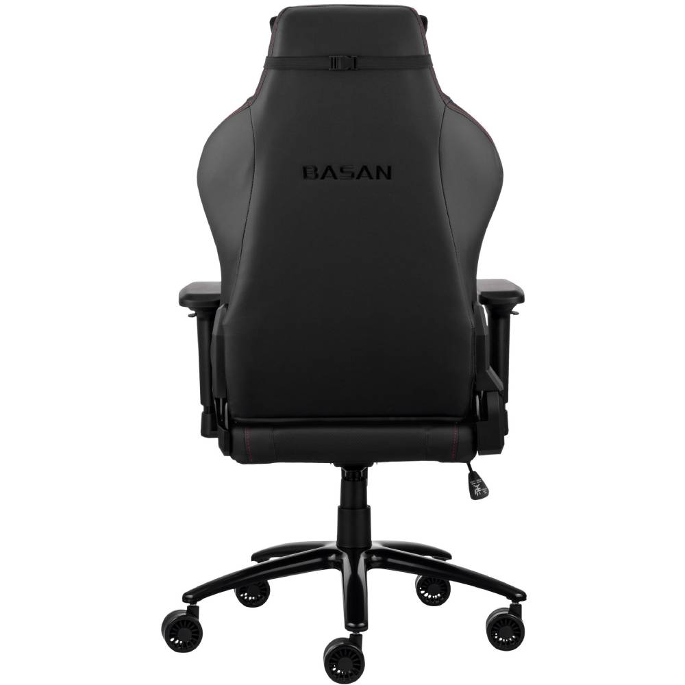 Крісло 2E GAMING BASAN II Black/Red (2E-GC-BAS-BKRD) Вторинний колір червоний