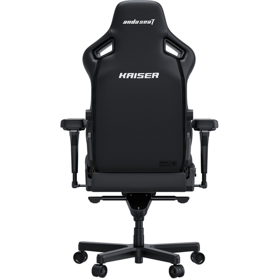 Кресло ANDA SEAT Kaiser 4 Size Premium PVC L Black (AD12YDDC-L-20-B-PV/C) Основание кресла крестовина с роликами