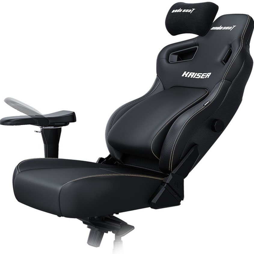 Кресло ANDA SEAT Kaiser 4 Size Premium PVC L Black (AD12YDDC-L-20-B-PV/C) Материал обивки кожзаменитель