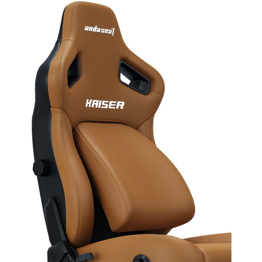 Зовнішній вигляд Крісло ANDA SEAT Kaiser 4 Size Premium PVC L Brown (AD12YDDC-L-20-K-PV/C)