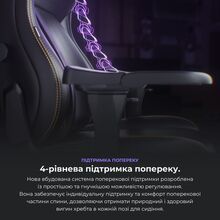 Кресло ANDA SEAT Kaiser 4 Size Premium PVC L Purple (AD12YDDC-L-20-V-PV/C)