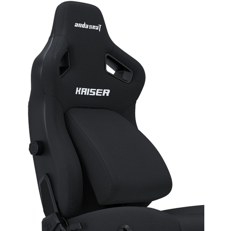 Кресло ANDA SEAT Kaiser 4 Size Linen Fabric L Black (AD12YDDC-L-20-B-CF) Основание кресла крестовина с роликами