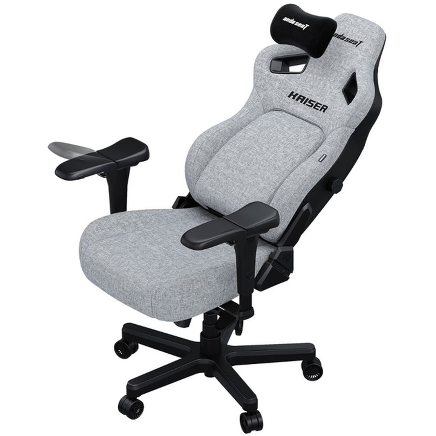 Кресло ANDA SEAT Kaiser 4 Size Linen Fabric L Gray (AD12YDDC-L-20-G-CF) Материал обивки ткань