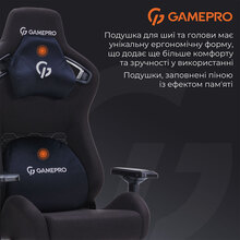 Крісло GAMEPRO GC900DB Size XL Fabric Black