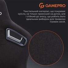 Крісло GAMEPRO GC900DB Size XL Fabric Black