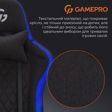 Крісло GAMEPRO GC700FB RGB Size L Fabric Black