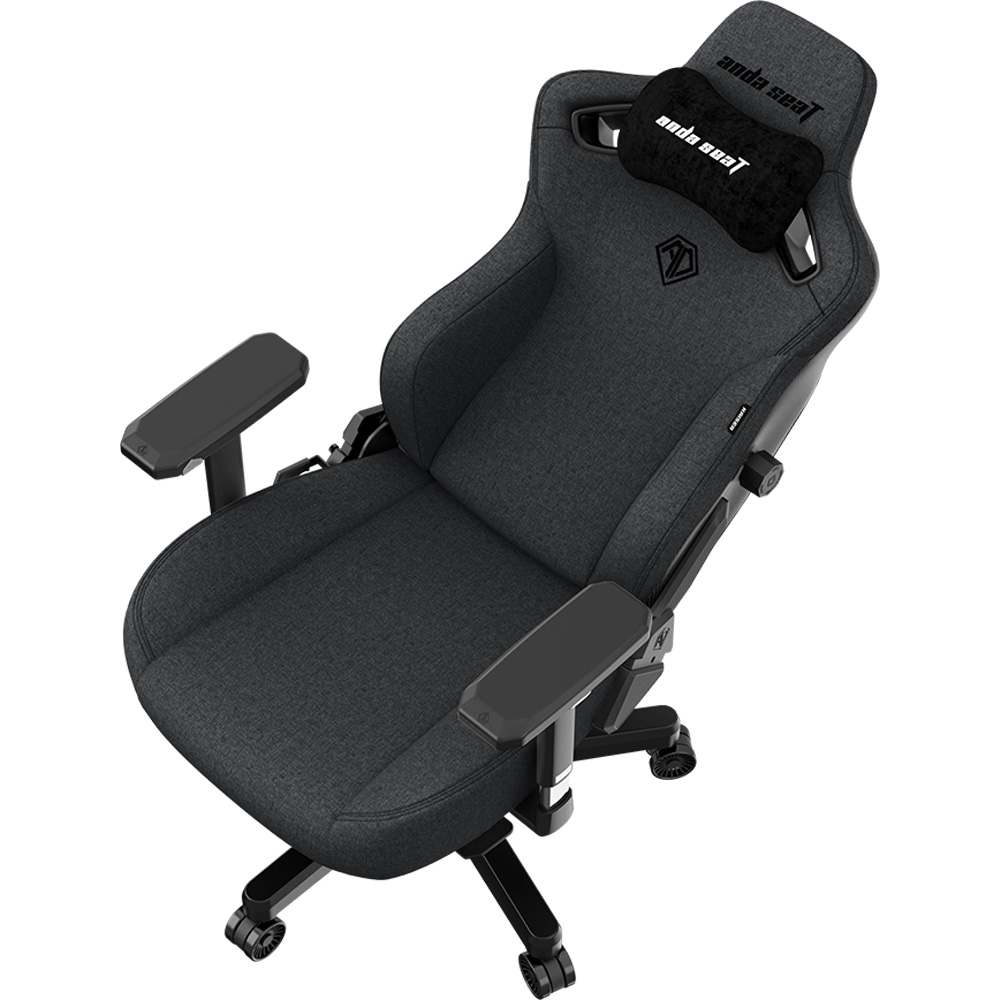 Кресло ANDA SEAT Kaiser 3 Size L Dark Gray Linen Fabric (AD12YDC-L-01-GB-CF) Тип для геймера