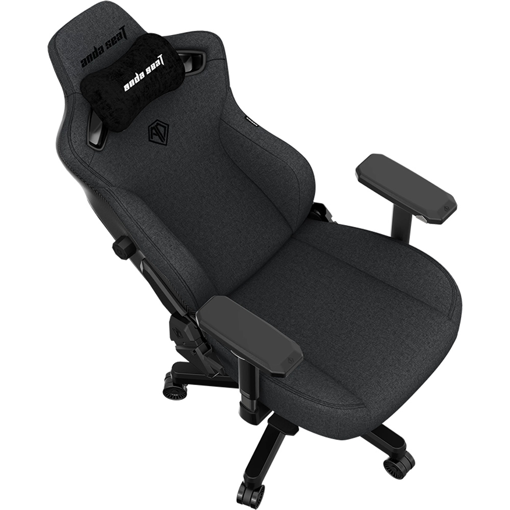 Кресло ANDA SEAT Kaiser 3 Size L Dark Gray Linen Fabric (AD12YDC-L-01-GB-CF) Материал обивки ткань