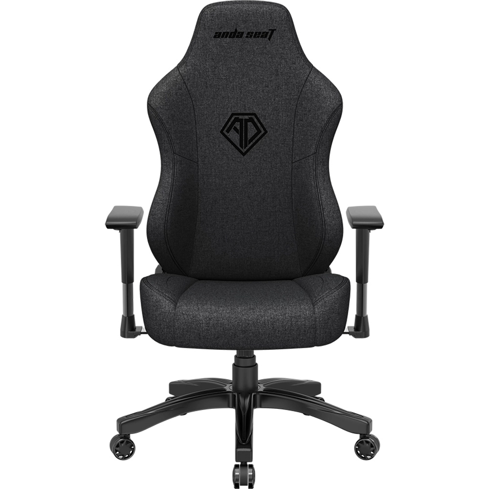 Зовнішній вигляд Крісло ANDA SEAT Phantom 3 Size L Dark Gray Linen Fabric (AD18Y-06-GB-F)