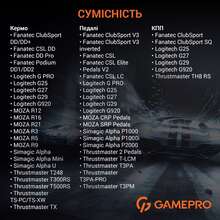 Крісло GAMEPRO Black (RS100)