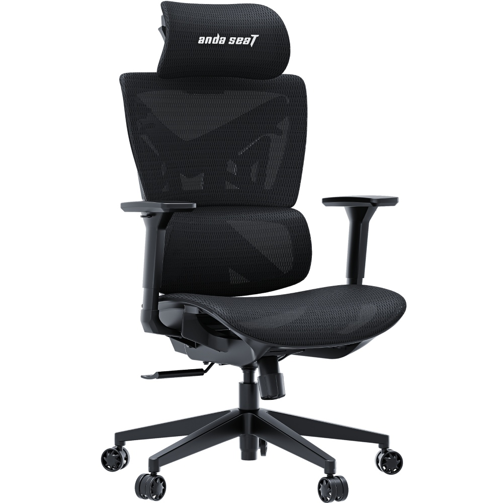 Крісло ANDA SEAT X-Air Mega Size XL Mesh Space Black (AD-WY-01-BBB) Матеріал оббивки сітка поліестер