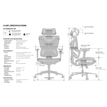 Крісло ANDA SEAT X-Air Mega Size XL Mesh Space Black (AD-WY-01-BBB)